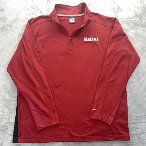 Nike 1/4 Zip Alabama‎ Crimson Tide Men's Large Excellent Condition